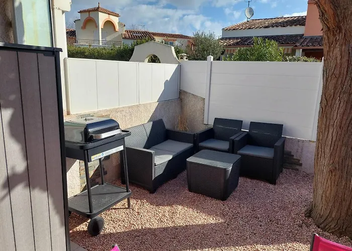 Hacienda I Jolie T4 Avec Clim Piscine Rochelongue Cap D'agde Lägenhet Agde