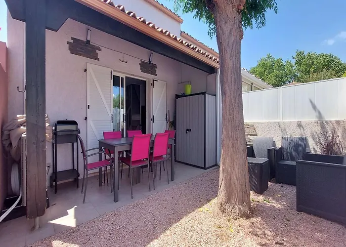 Hacienda I Jolie T4 Avec Clim Piscine Rochelongue Cap D'agde *